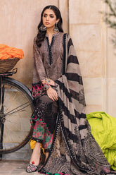 3-PC Unstitched Chunri Embroidered Lawn Collection CH4-01